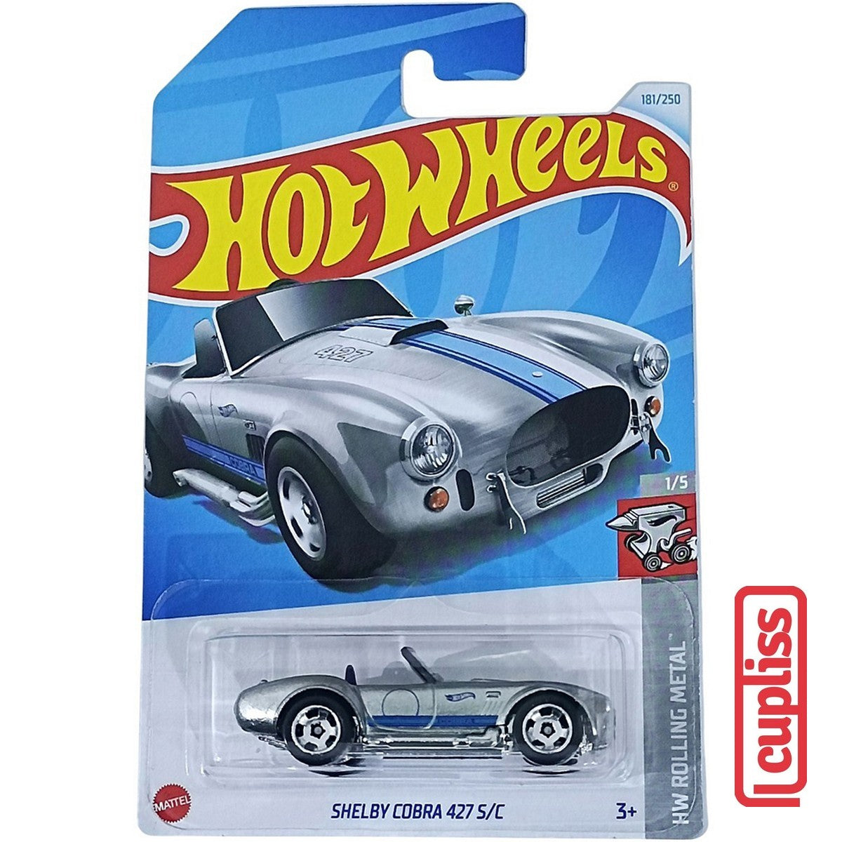 Hot Wheels HW Basic HTB53 Shelby Cobra 427 S/C Mattel Hotwheels