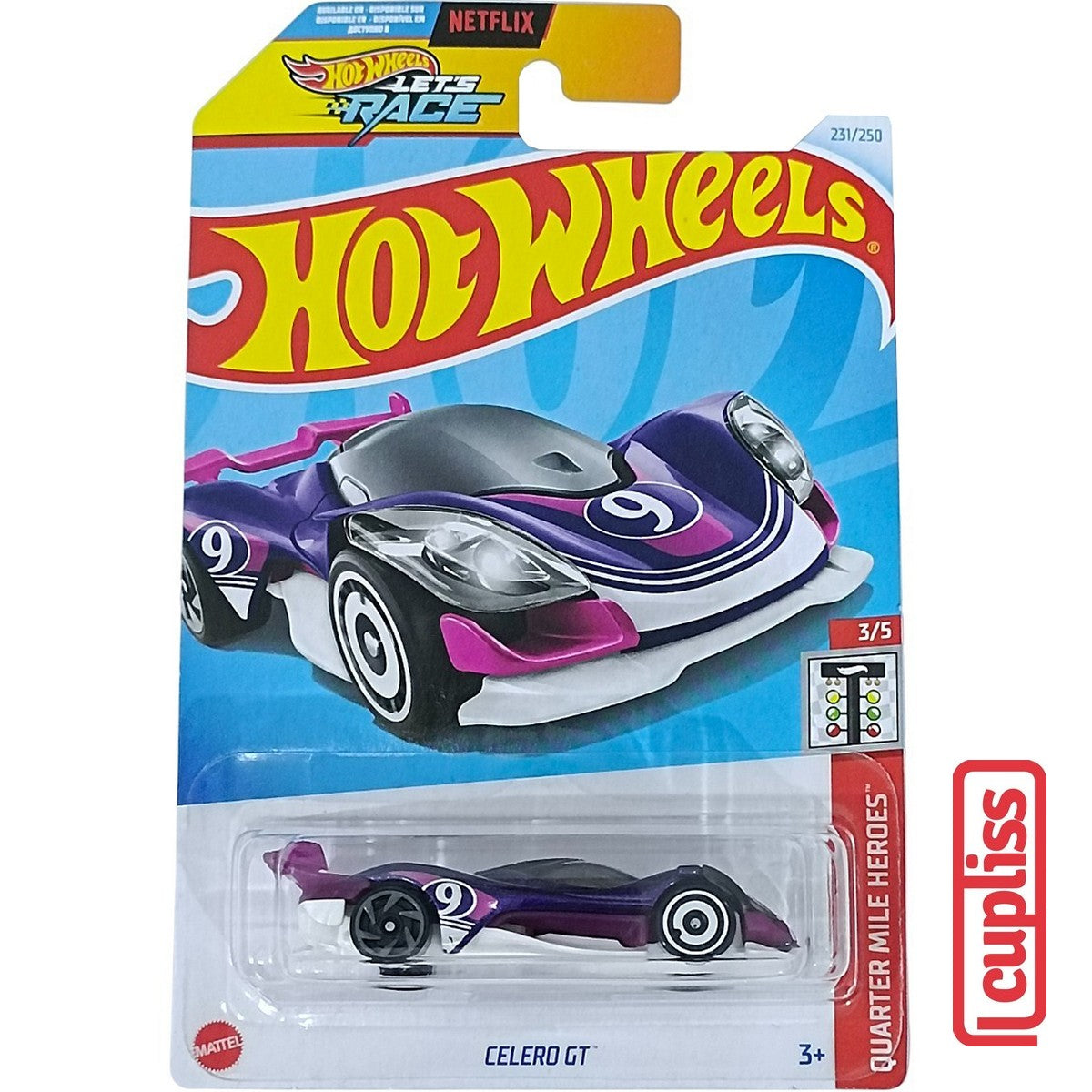 Hot Wheels HW Basic HTB87 Celero GT Lets Race Netflix Mattel Hotwheels