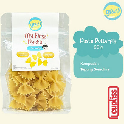 GROUU My First Pasta Cemilan BB Booster Bayi Anak 6+ MPASI