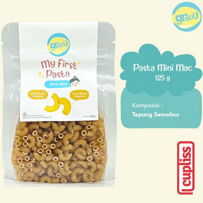 GROUU My First Pasta Cemilan BB Booster Bayi Anak 6+ MPASI