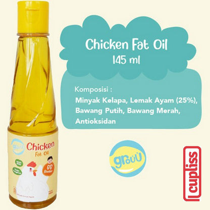 GROUU Cooking Oil Fat Minyak Kelapa Bayi Anak Masak Virgin Olive Coconut MPASI