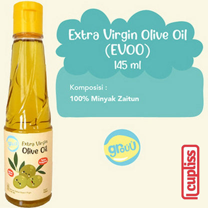 GROUU Cooking Oil Fat Minyak Kelapa Bayi Anak Masak Virgin Olive Coconut MPASI
