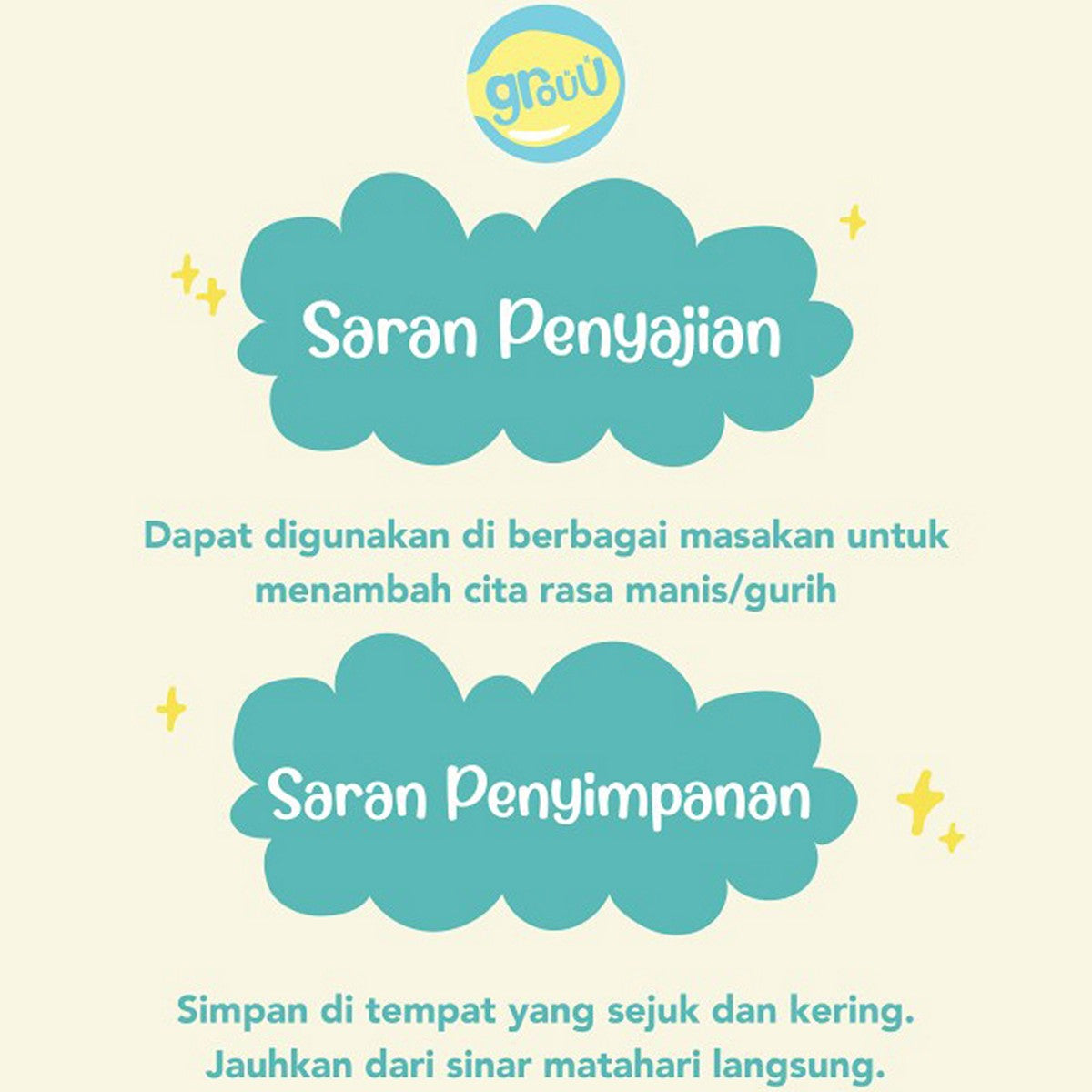 GROUU 145ml Soy Sauce Kecap Asin Manis Sweet Cooking MPASI Bayi Anak Bumbu