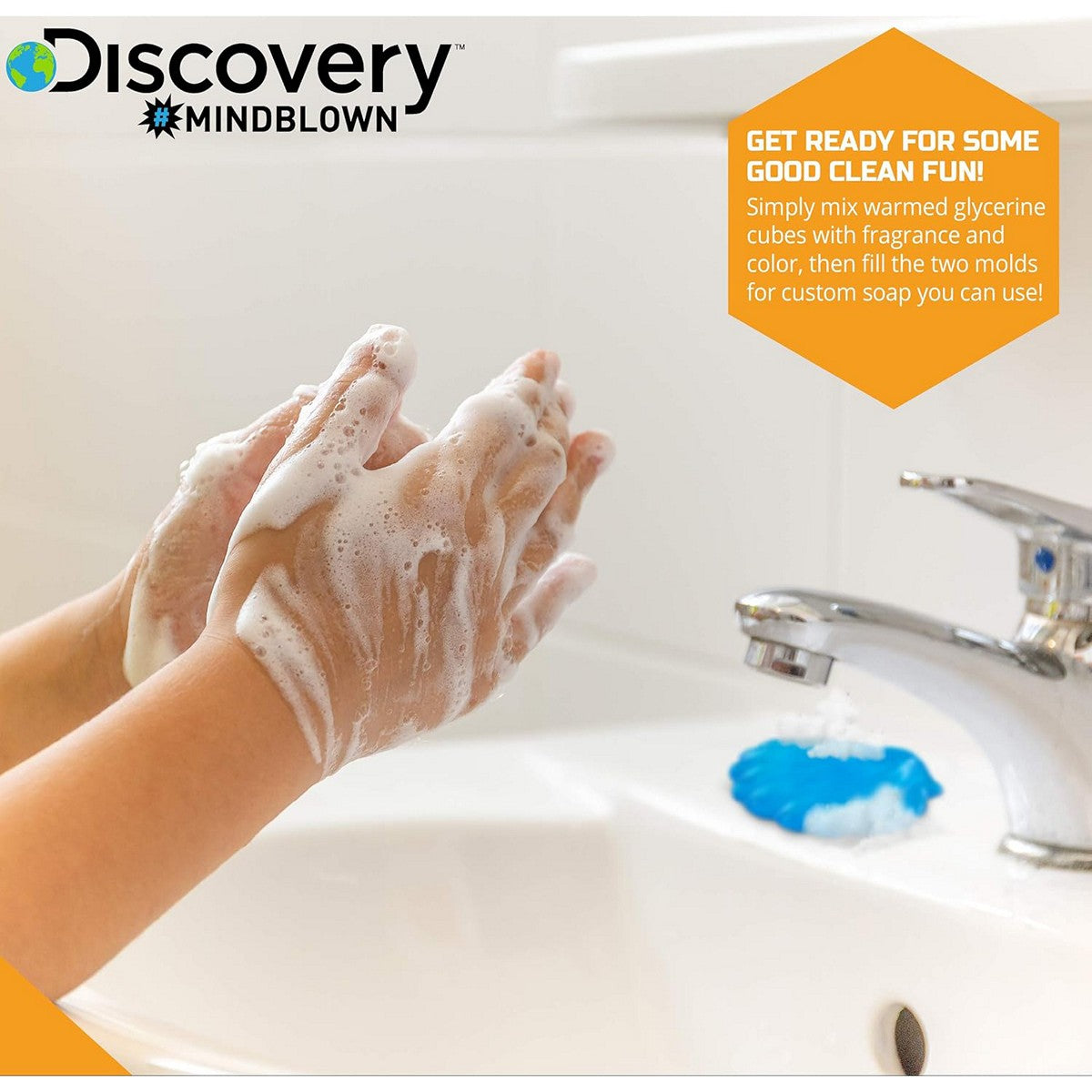 Discovery Mindblown 1423000891 DIY Soap Making Kit Mini Experiment Set STEM