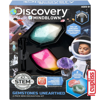 Discovery Mindblown 1423000891 Gemstones Unearthed Excavation Kit STEM