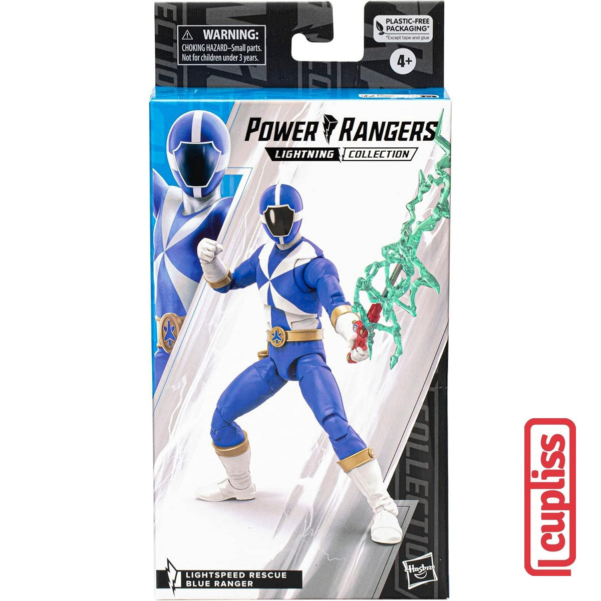 Hasbro Power Rangers F8212 Lightspeed Rescue Blue Ranger Lightning Collection