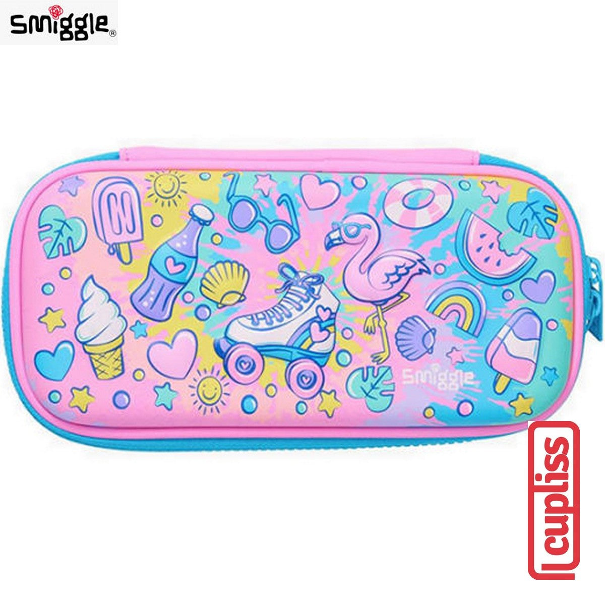 SMIGGLE Pencil Case 454636 Hardtop Energetic Small
