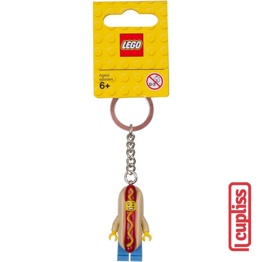 LEGO Keychain 853571 Hot Dog Guy Key chain Minifigure