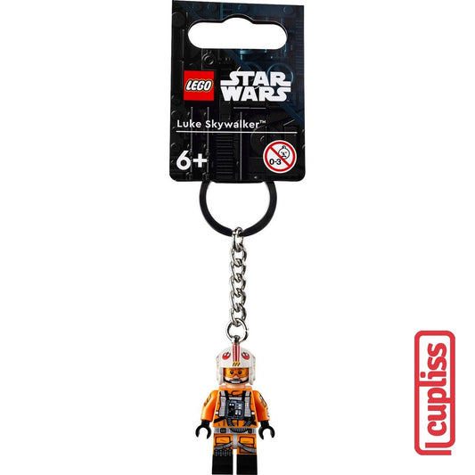 LEGO Keychain 854288 Luke Skywalker Pilot Star Wars Key chain Minifigure