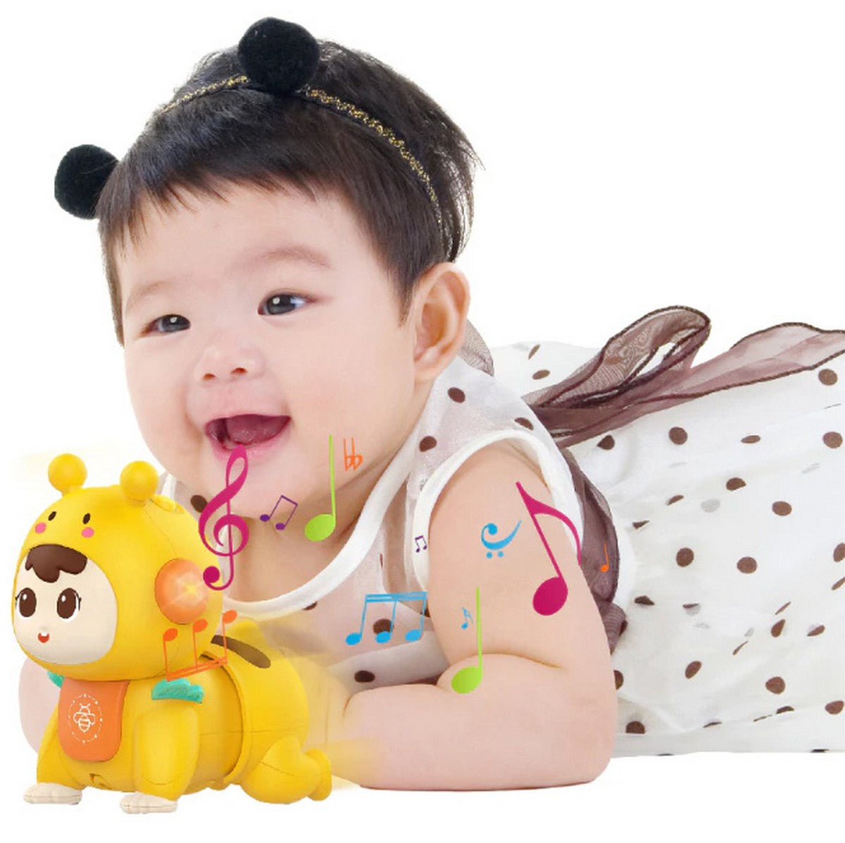 IQANGEL Crawling Baby Doll IQ0707 Mainan Edukasi Anak IQ Angel