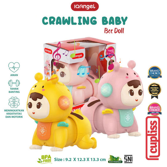 IQANGEL Crawling Baby Doll IQ0707 Mainan Edukasi Anak IQ Angel
