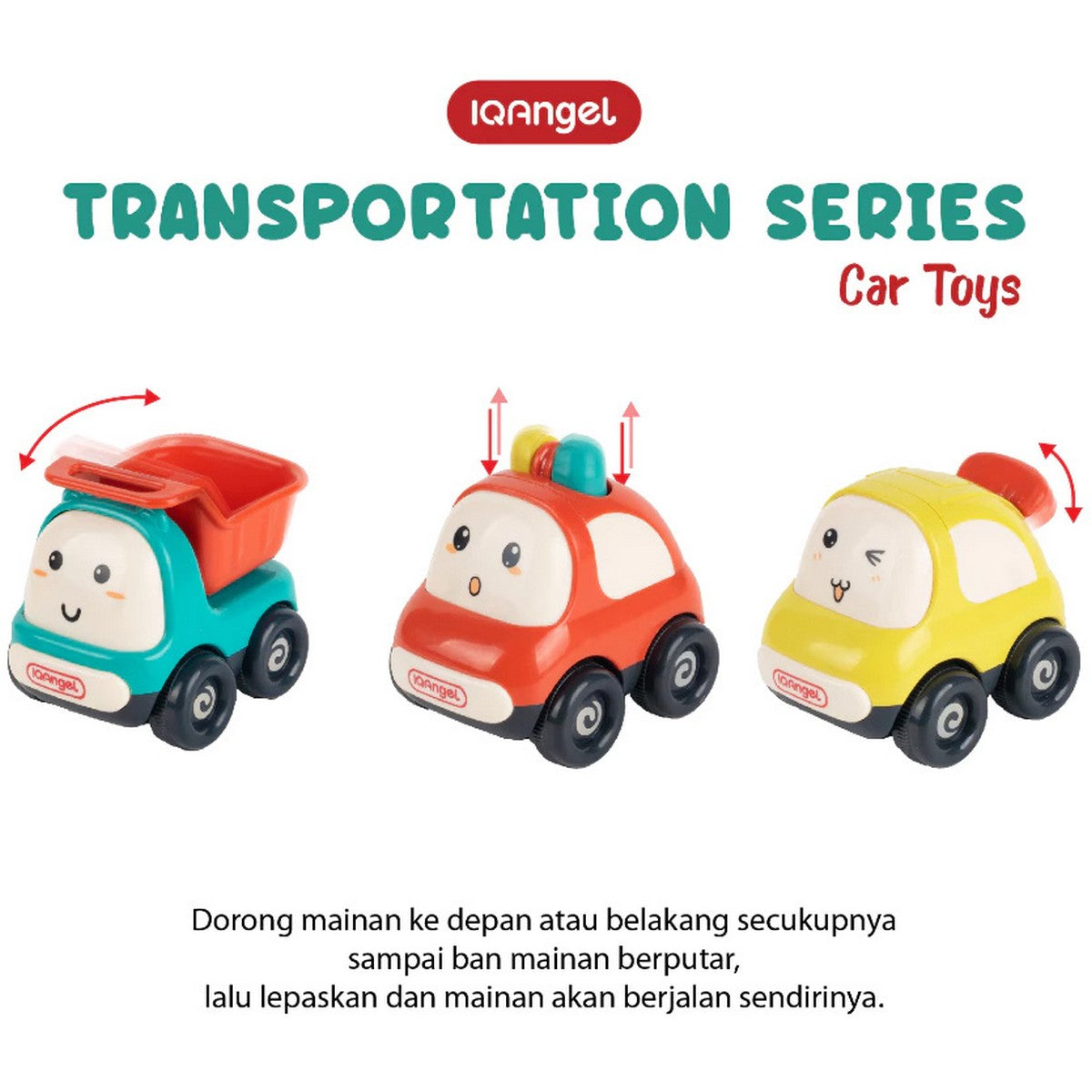 IQANGEL Car Toys New IQ920C Mainan Edukasi Anak IQ Angel