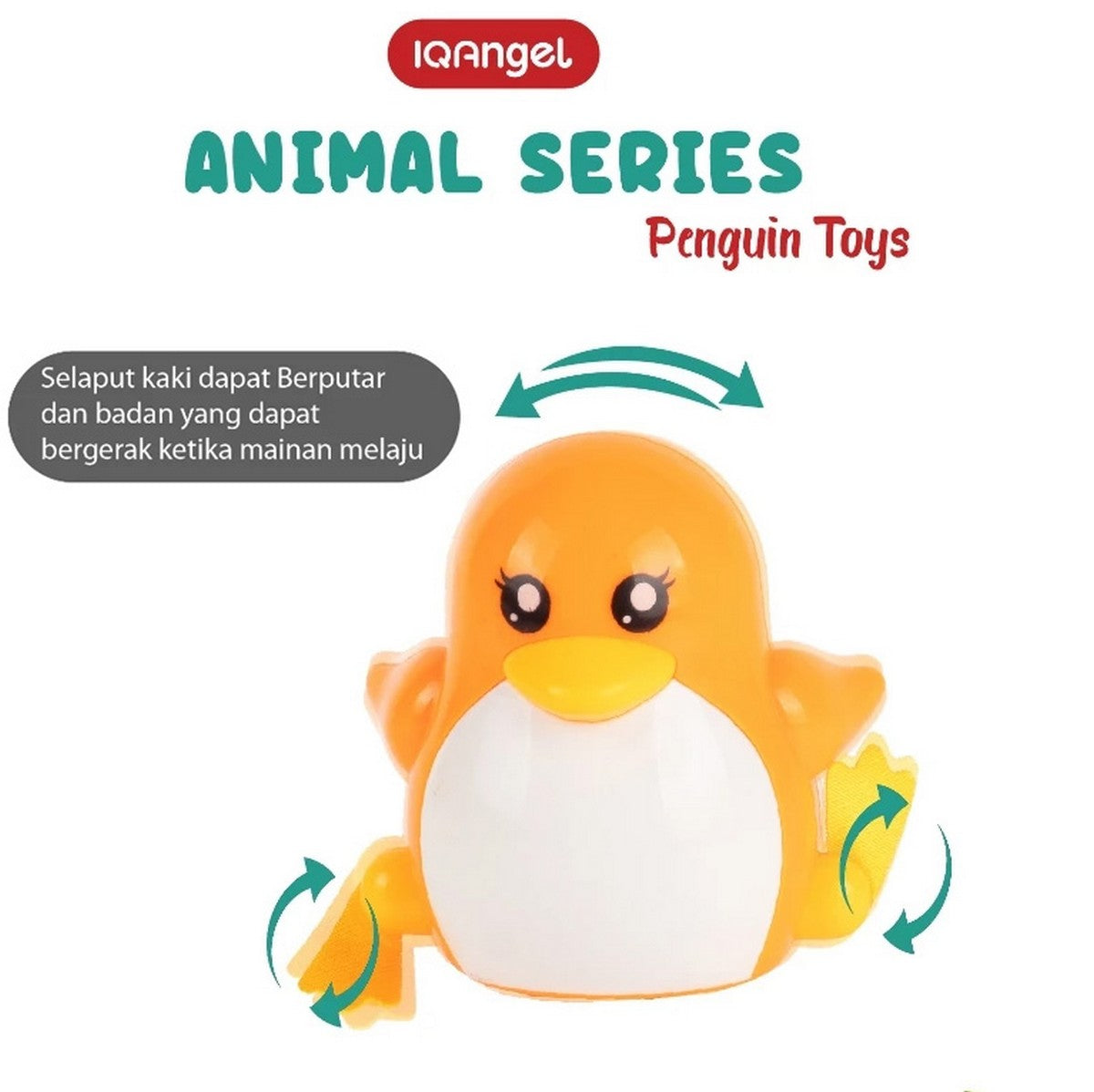 IQANGEL Animal Series Penguin Toys IQ668 Mainan Edukasi Anak IQ Angel
