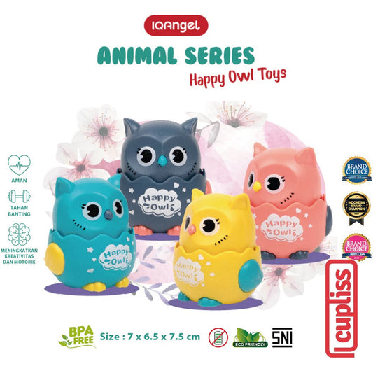 IQANGEL Animal Series Happy Owl Toys IQA666 Mainan Edukasi Anak IQ Angel