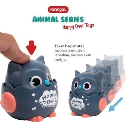IQANGEL Animal Series Happy Owl Toys IQA666 Mainan Edukasi Anak IQ Angel