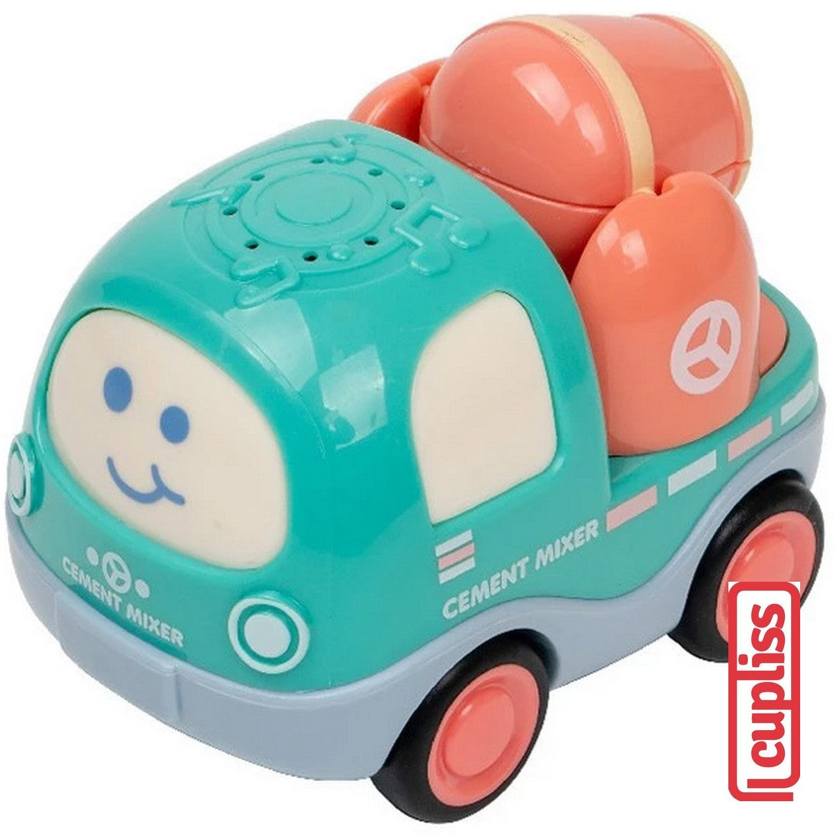IQANGEL Light & Sound Construction Truck Toys New IQMS1029-1 Mainan Edukasi Anak IQ Angel
