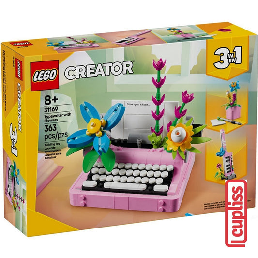 LEGO Creator 31169 Typewriter with Flowers