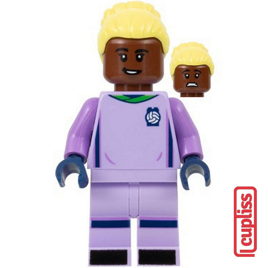 PART OUT LEGO SOC154 City Sports Soccer Goalie Female Minifigure Figure
