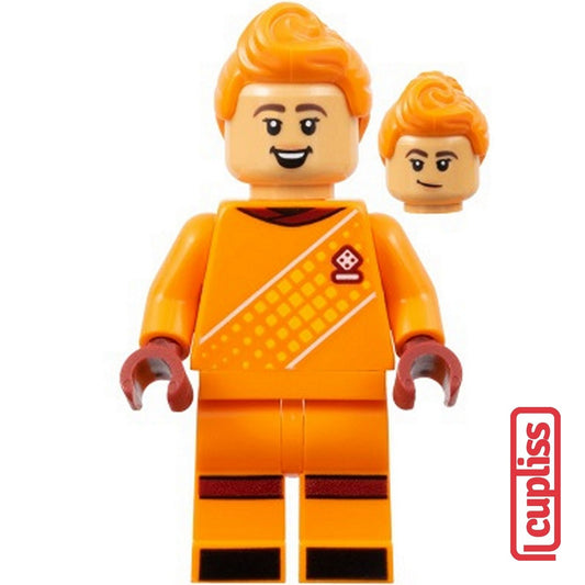 PART OUT LEGO SOC166 City Sports Soccer Spectator Female Minifigure Figure