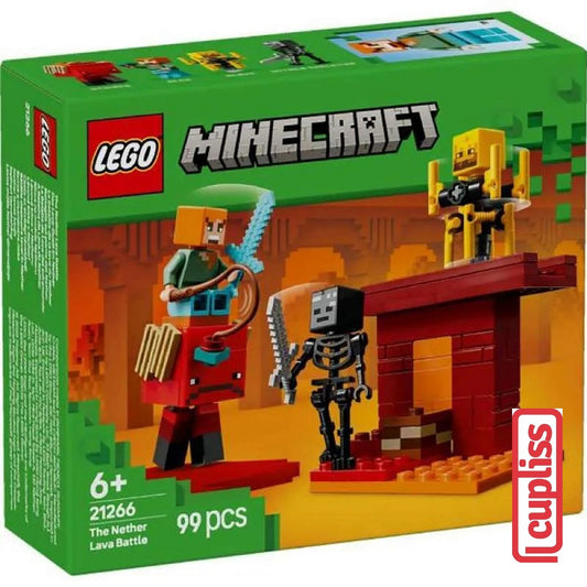 LEGO Minecraft 21266 The Nether Lava Battle