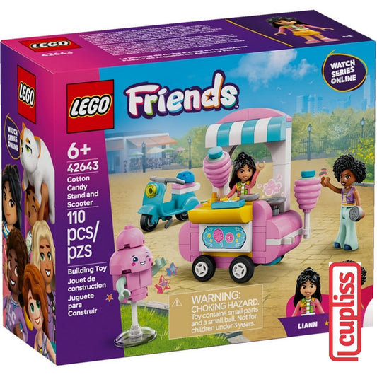 LEGO Friends 42643 Cotton Candy Stand and Scooter