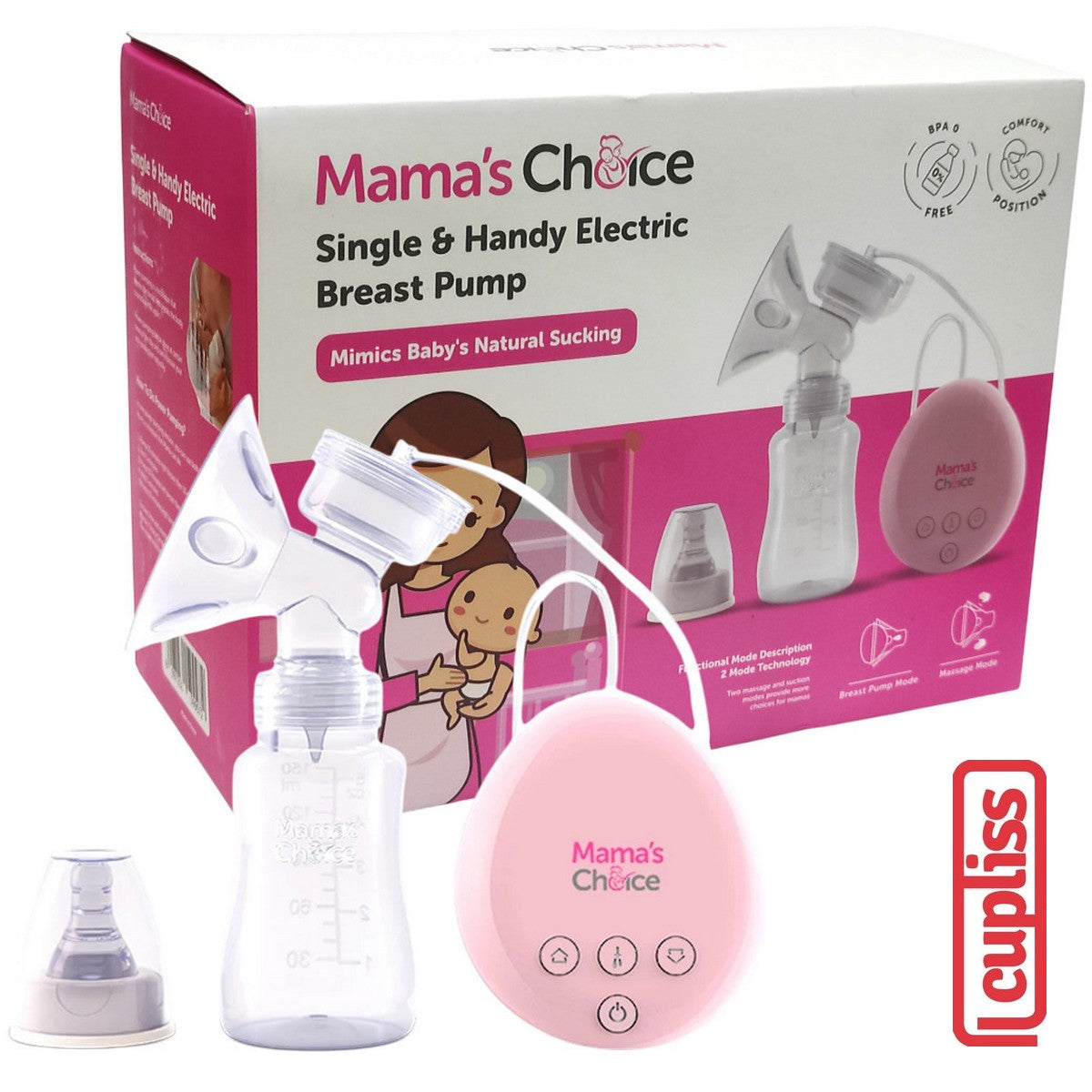 Mama Mama's Choice Single Handy Electric Breast Pump Pompa ASI