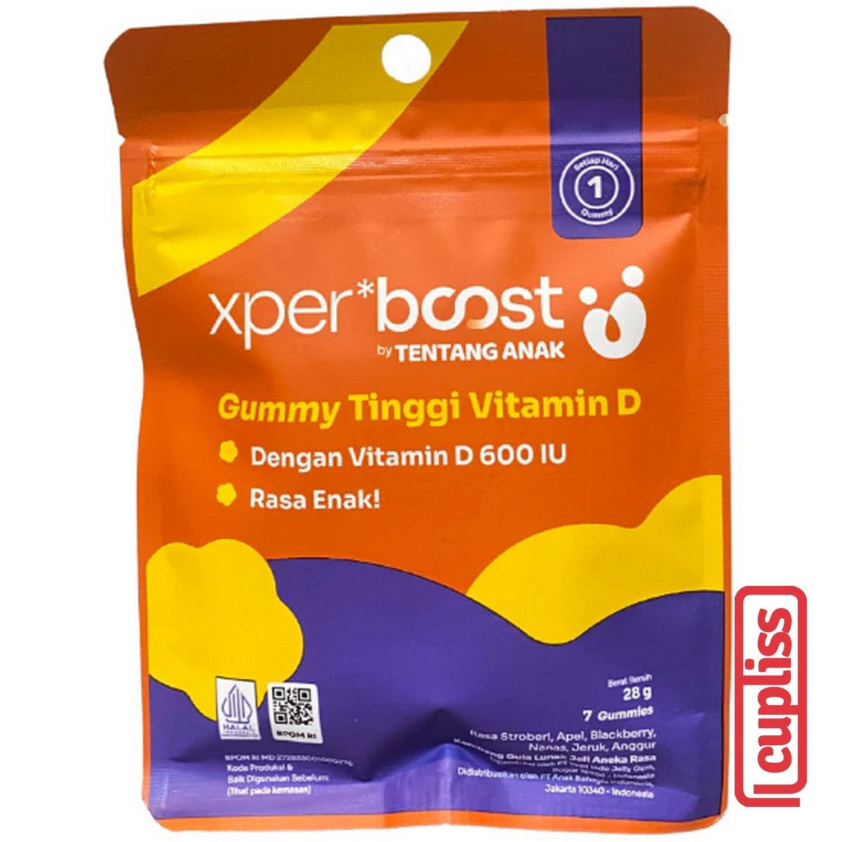 Expert Boost Gummy Vitamin D 600IU Anak dan Dewasa 600 IU Gummies 30 7 hari Tentang Anak