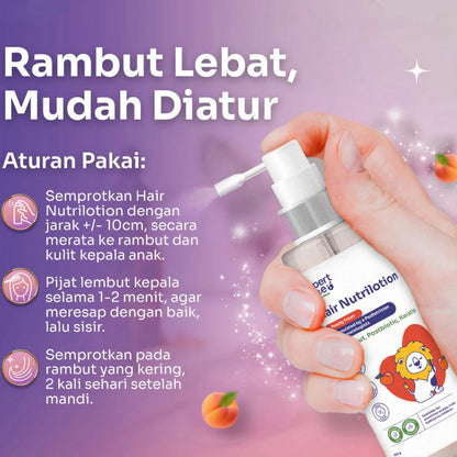 Expert Care Hair Lotion Baby Nutrilotion Peachy Fresh 100ml Rambut Bayi 100 ml Tentang Anak