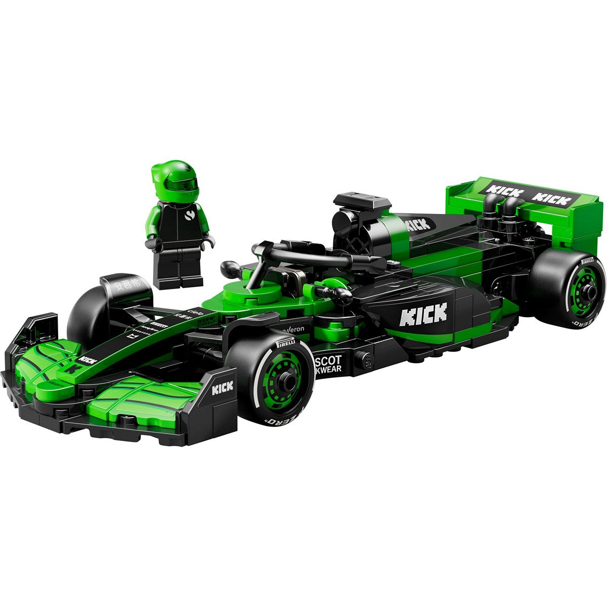 LEGO Speed Champions 77247 KICK Sauber Team C44 F1 Race Car