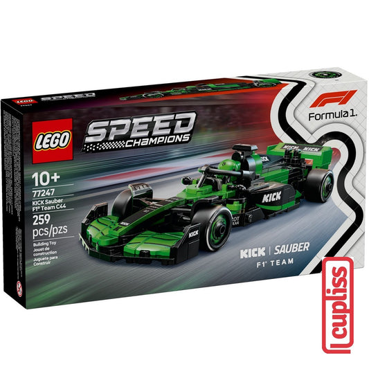 LEGO Speed Champions 77247 KICK Sauber Team C44 F1 Race Car