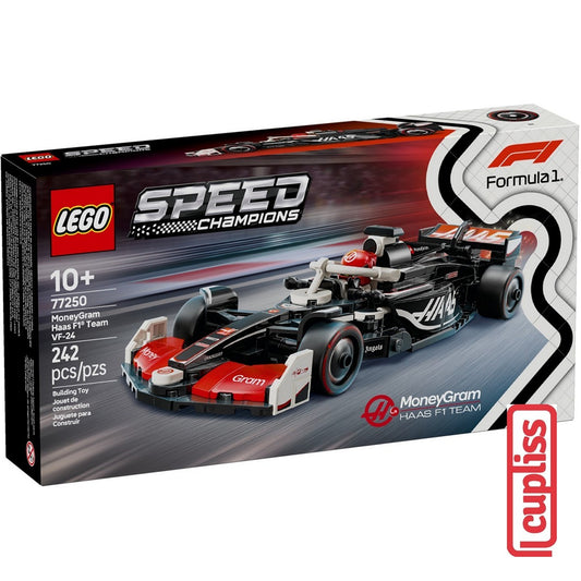 LEGO Speed Champions 77250 MoneyGram Haas Team VF-24 F1 Race Car
