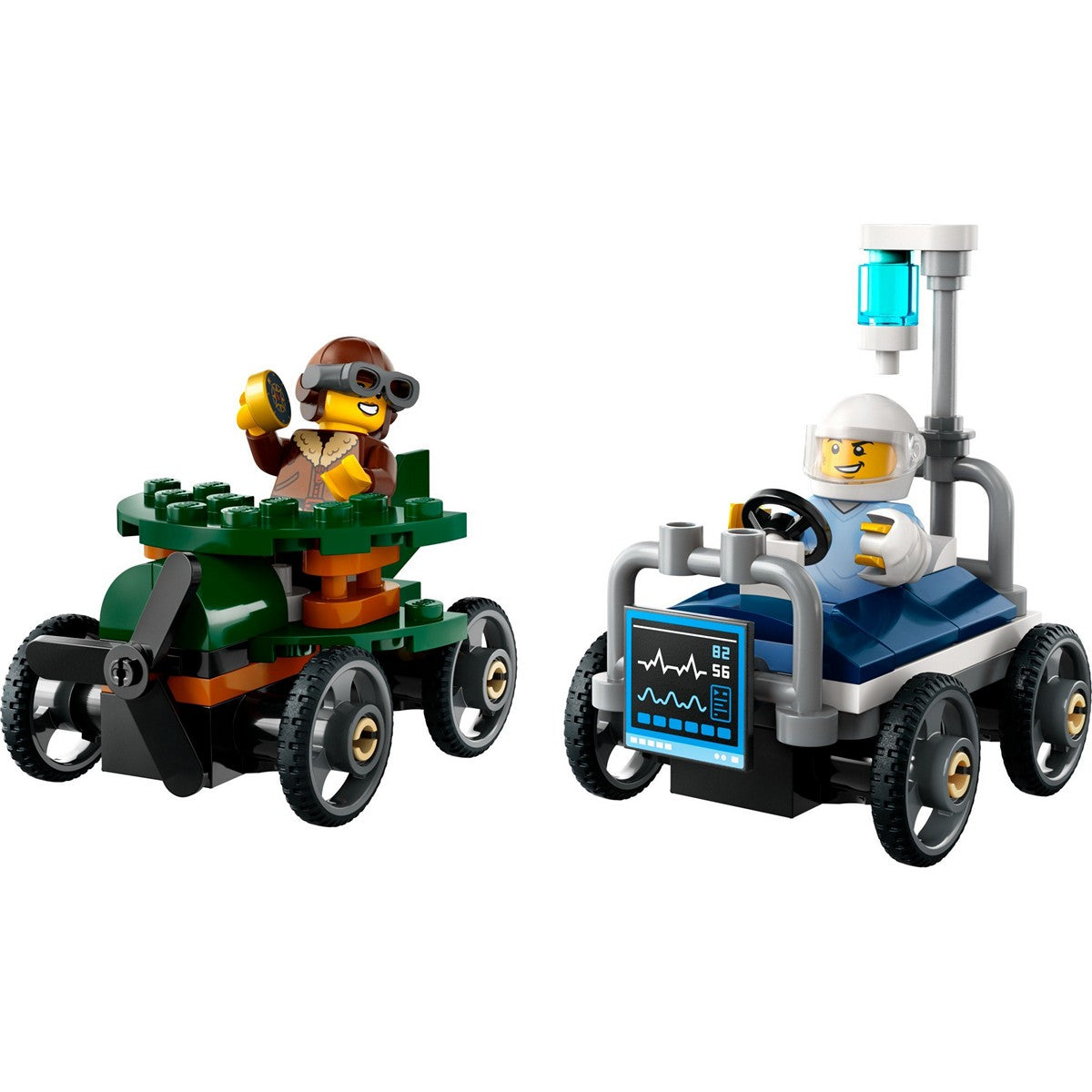 LEGO City 60459 Airplane vs Hospital Bed Race Car Pack