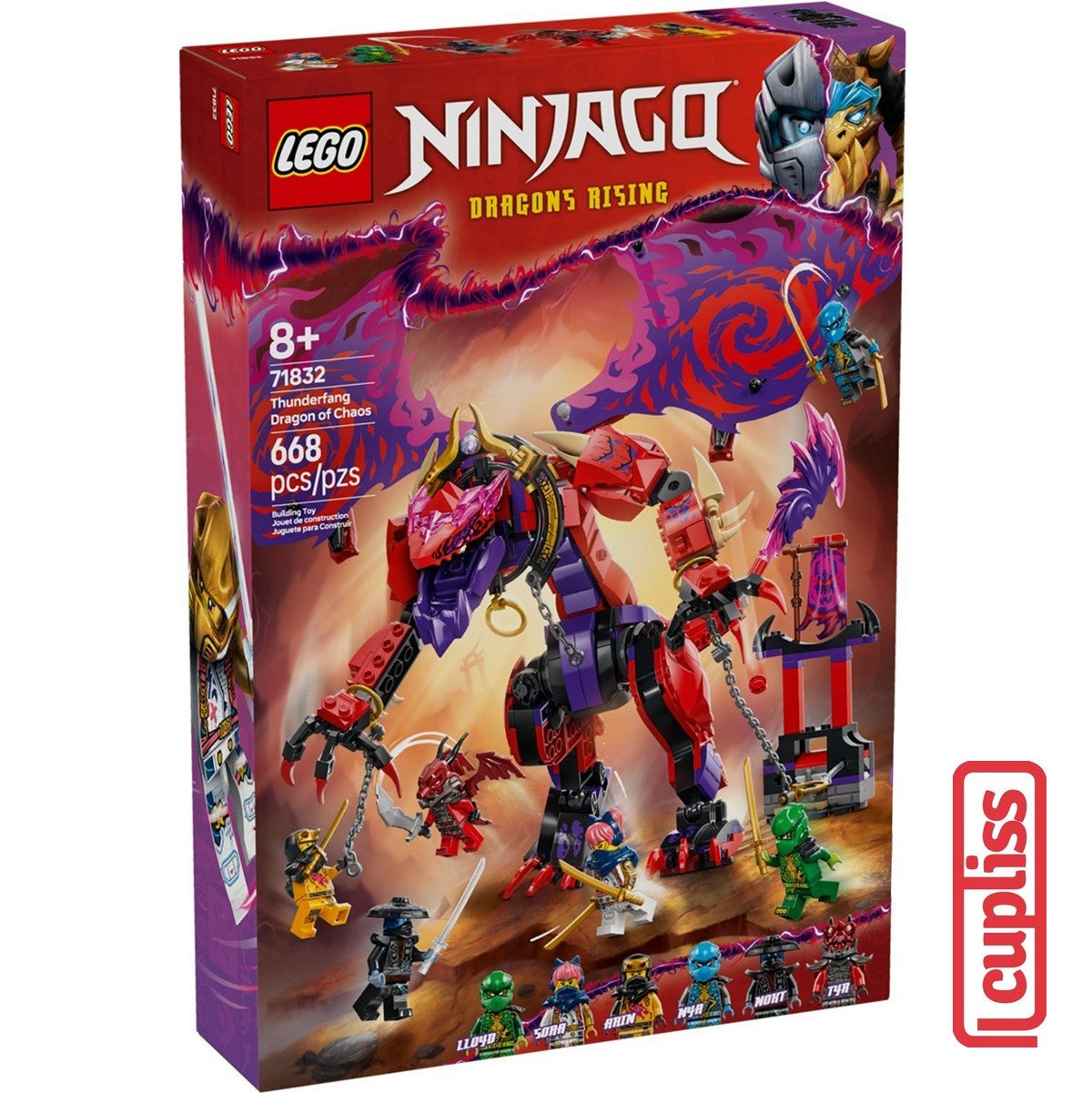 LEGO Ninjago 71832 Thunderfang Dragon of Chaos
