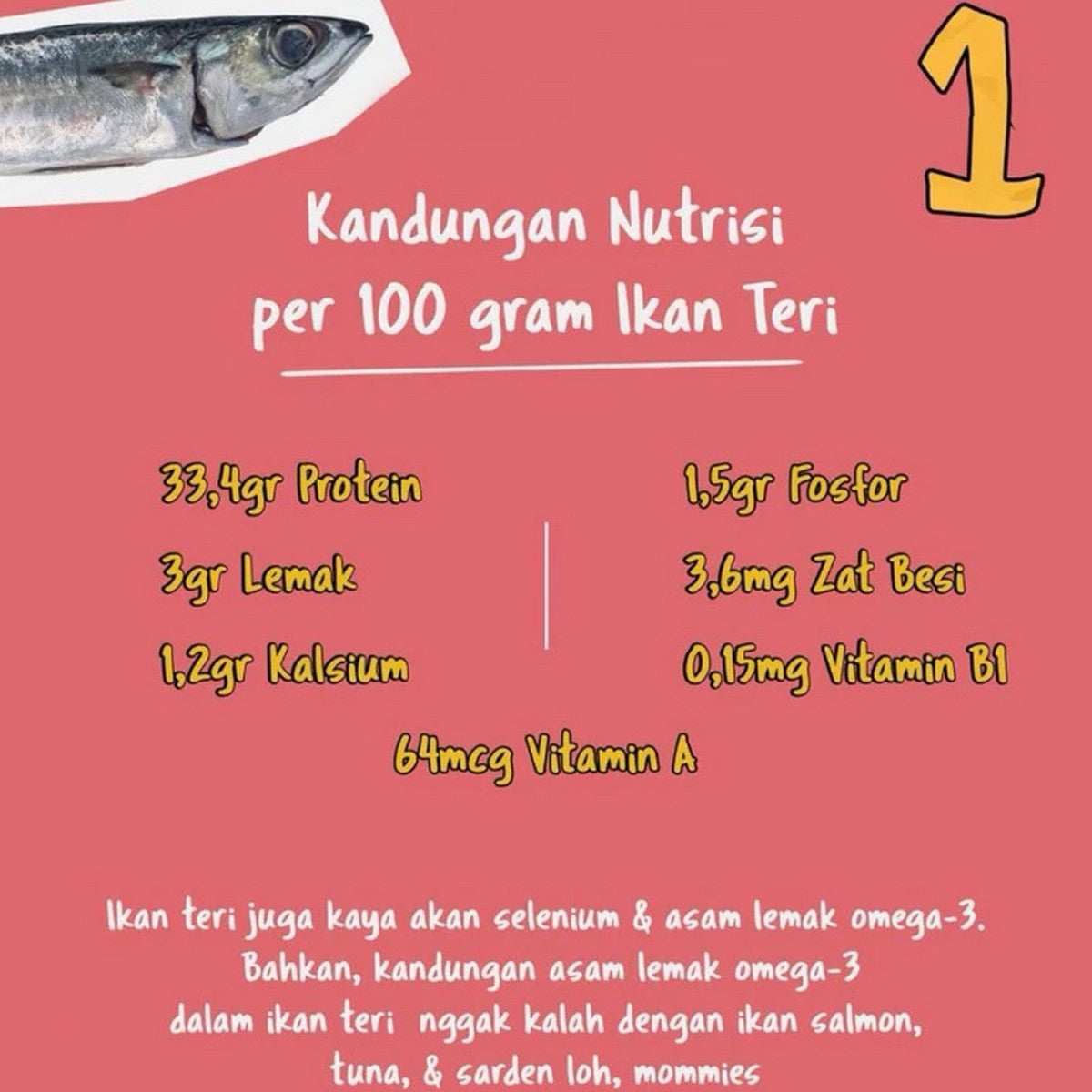 YUUKA FOOD Ikan Teri Krispi Crispy Anchovy 30gr MPASI