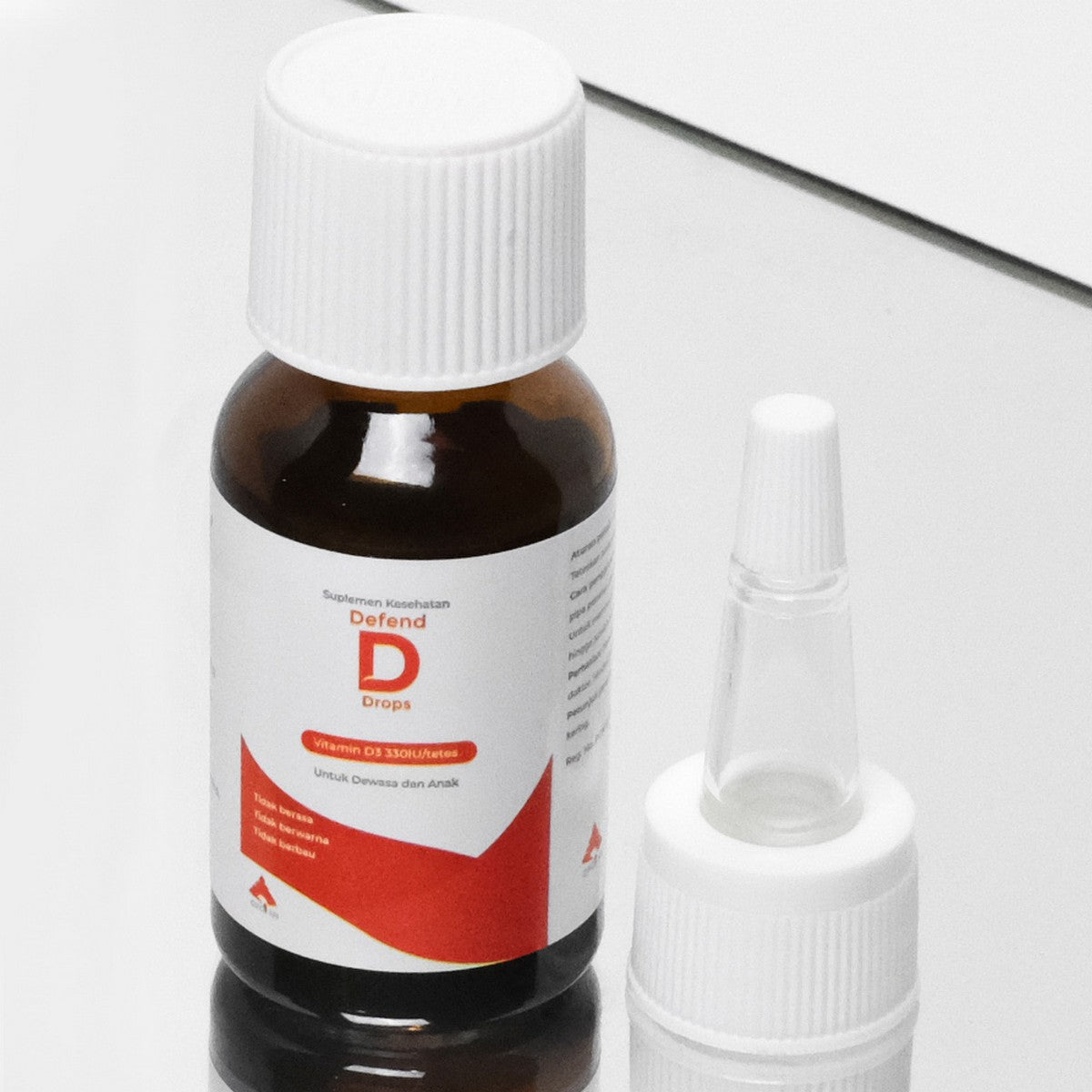 Defend D Drops Vitamin D3 330IU Tetes Suplemen Kesehatan Dewasa Anak 15ml