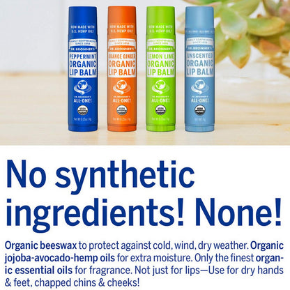 Dr.Bronner's All One Organic Lip Balm 4g Pelembab Bibir Organik 4 g Dr Bronners