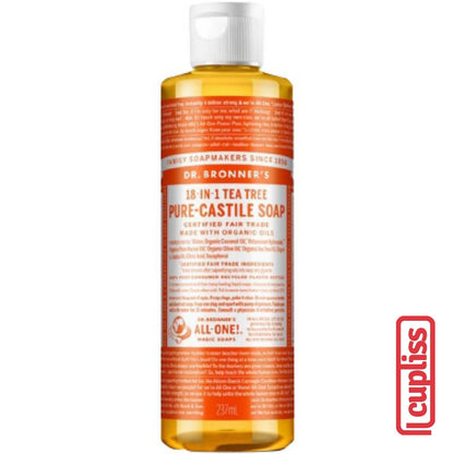 Dr.Bronner's Castle Soap Organic All One 18 in 1 Pure Sabun Cair Organik Dr Bronners