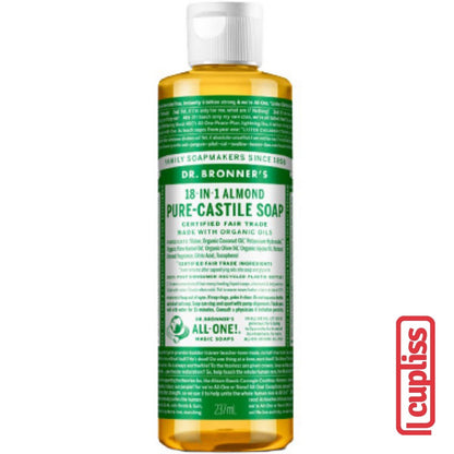 Dr.Bronner's Castle Soap Organic All One 18 in 1 Pure Sabun Cair Organik Dr Bronners