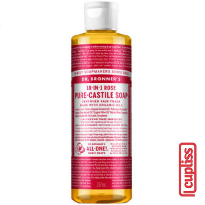 Dr.Bronner's Castle Soap Organic All One 18 in 1 Pure Sabun Cair Organik Dr Bronners