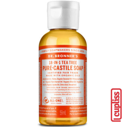 Dr.Bronner's Castle Soap Organic All One 18 in 1 Pure Sabun Cair Organik Dr Bronners