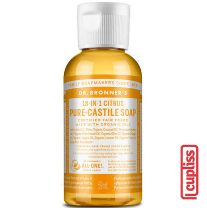 Dr.Bronner's Castle Soap Organic All One 18 in 1 Pure Sabun Cair Organik Dr Bronners