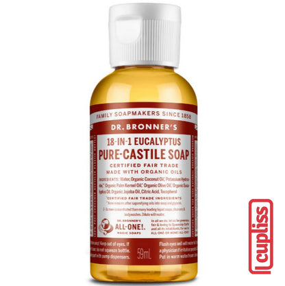 Dr.Bronner's Castle Soap Organic All One 18 in 1 Pure Sabun Cair Organik Dr Bronners