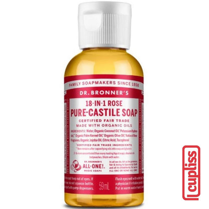 Dr.Bronner's Castle Soap Organic All One 18 in 1 Pure Sabun Cair Organik Dr Bronners