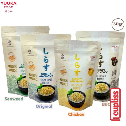 YUUKA FOOD Ikan Teri Krispi Crispy Anchovy 30gr MPASI