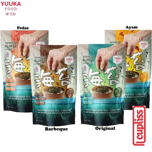 YUUKA FOOD Abon Rumput Laut Seaweed Flakes 50gr MPASI