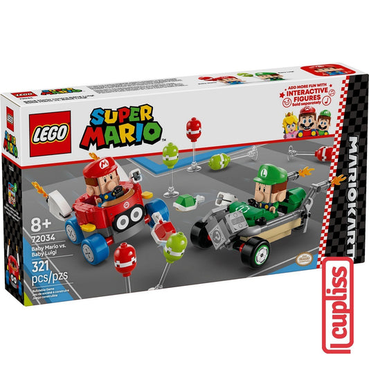 LEGO Super Mario 72034 Baby Mario vs Baby Luigi Kart