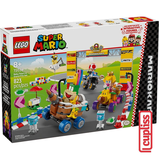 LEGO Super Mario 72036 Baby Peach and Grand Prix Set Kart