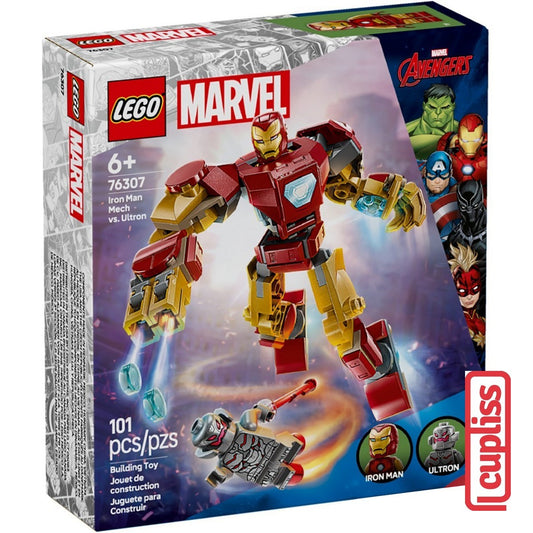 LEGO Superheroes 76307 Iron Man Mech vs Ultron