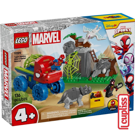 LEGO Spidey 11199 Superheroes Team Spidey Dino Crawler Rescue
