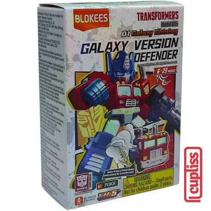 BLOKEES Figures Transformers 71301 Galaxy Shining Version Defender 01 Hasbro